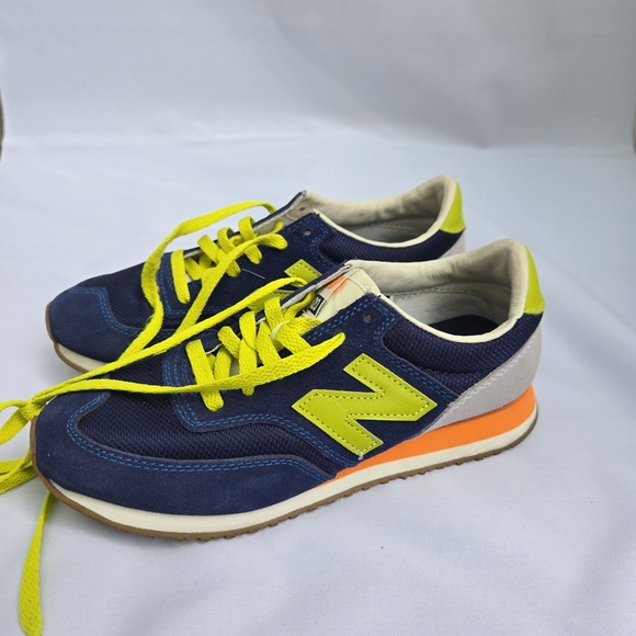 New Balance Women's Blue and Yellow Sneakers - Picture 2 of 10